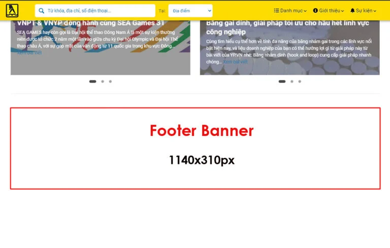 Footer Banner